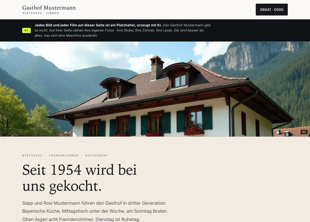 Beispielseite Basislager · 490 €