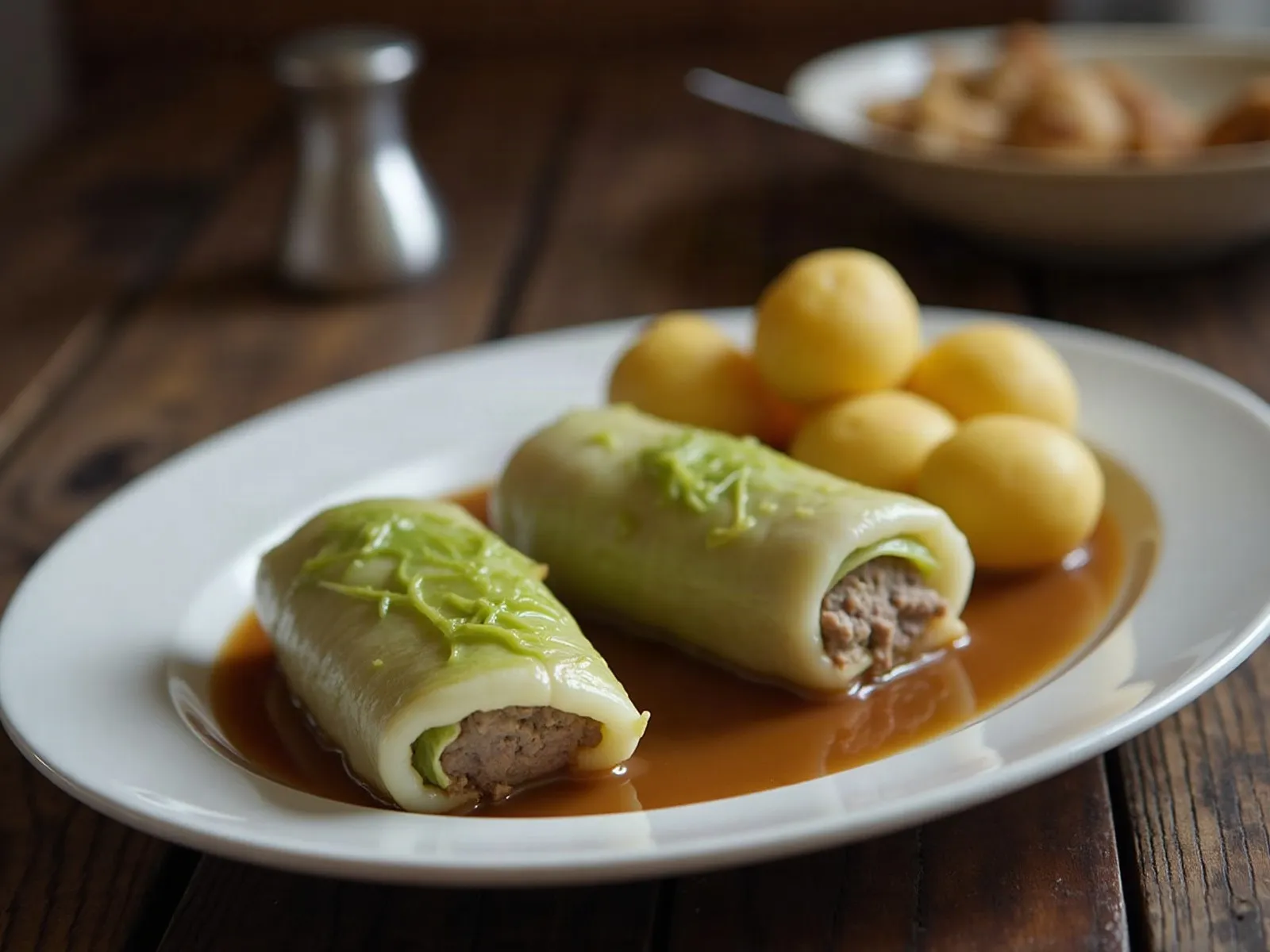 Krautwickerl in cream sauce with potatoes