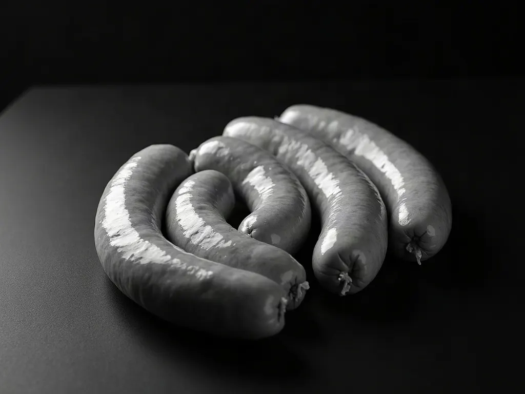 AI-generated Bratwurst, raw