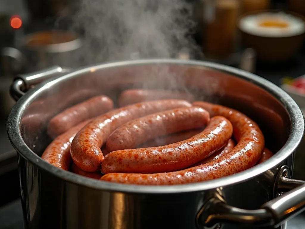 AI-generated Sausage kettle in the kitchen