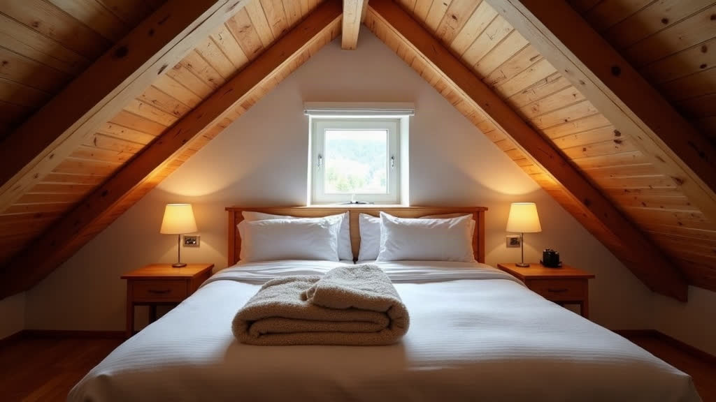 Ein Doppelzimmer am Morgen