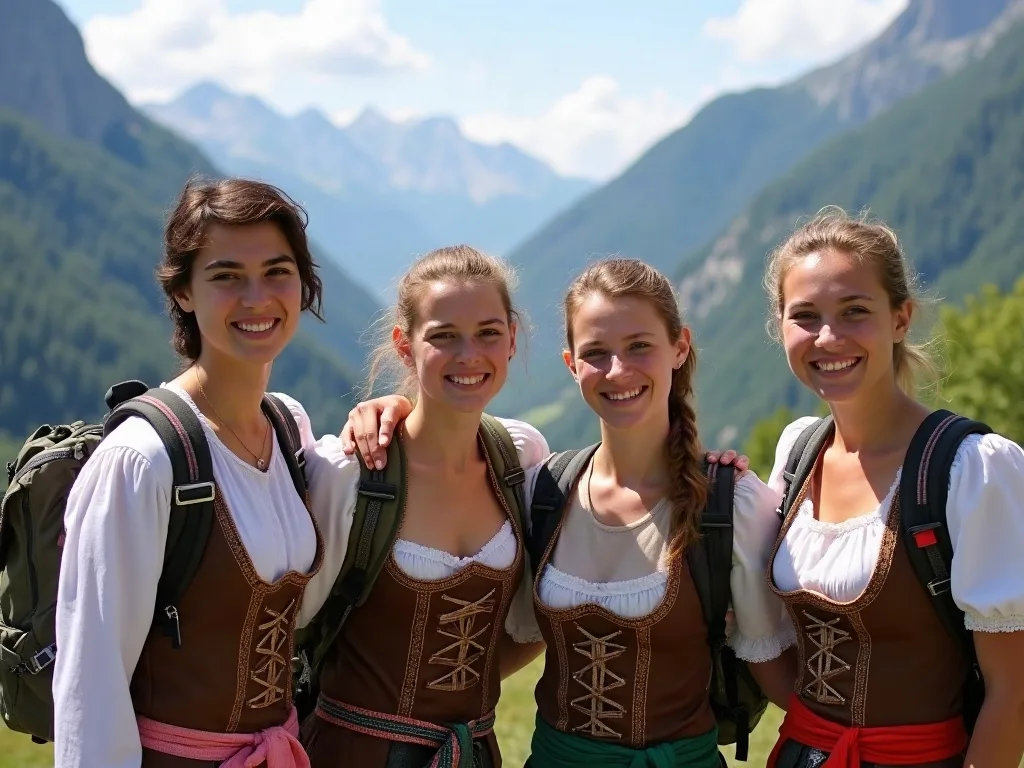 Mit KI erzeugt Jugendgruppe