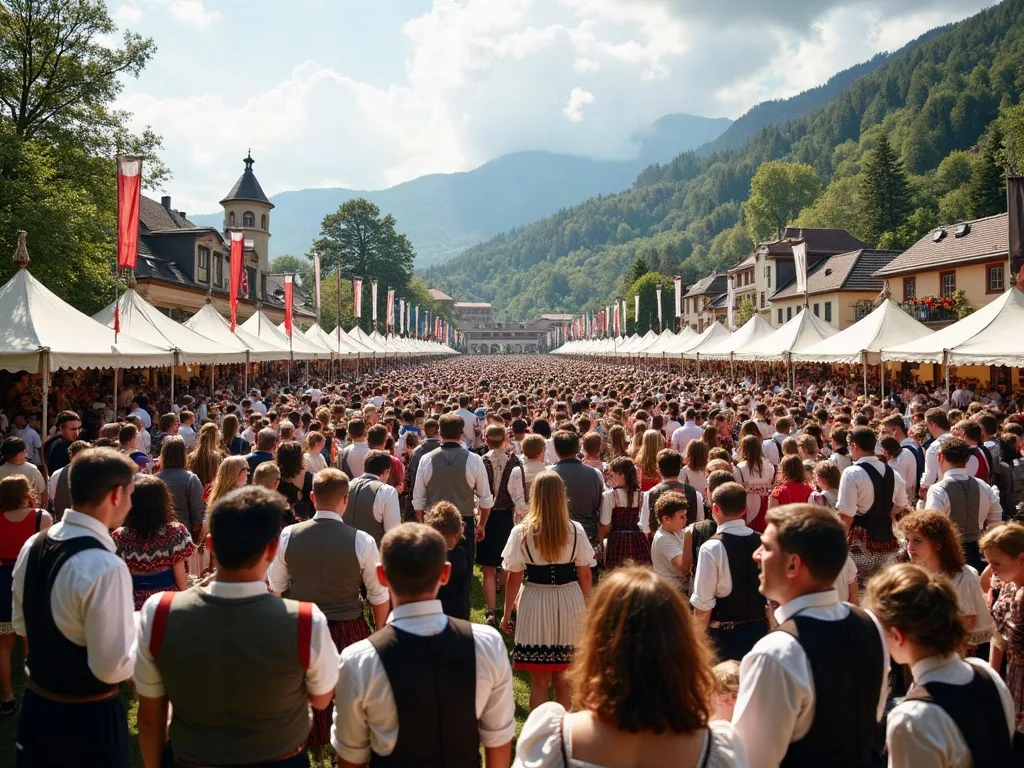 Mit KI erzeugt Gaufest Musterdorfen