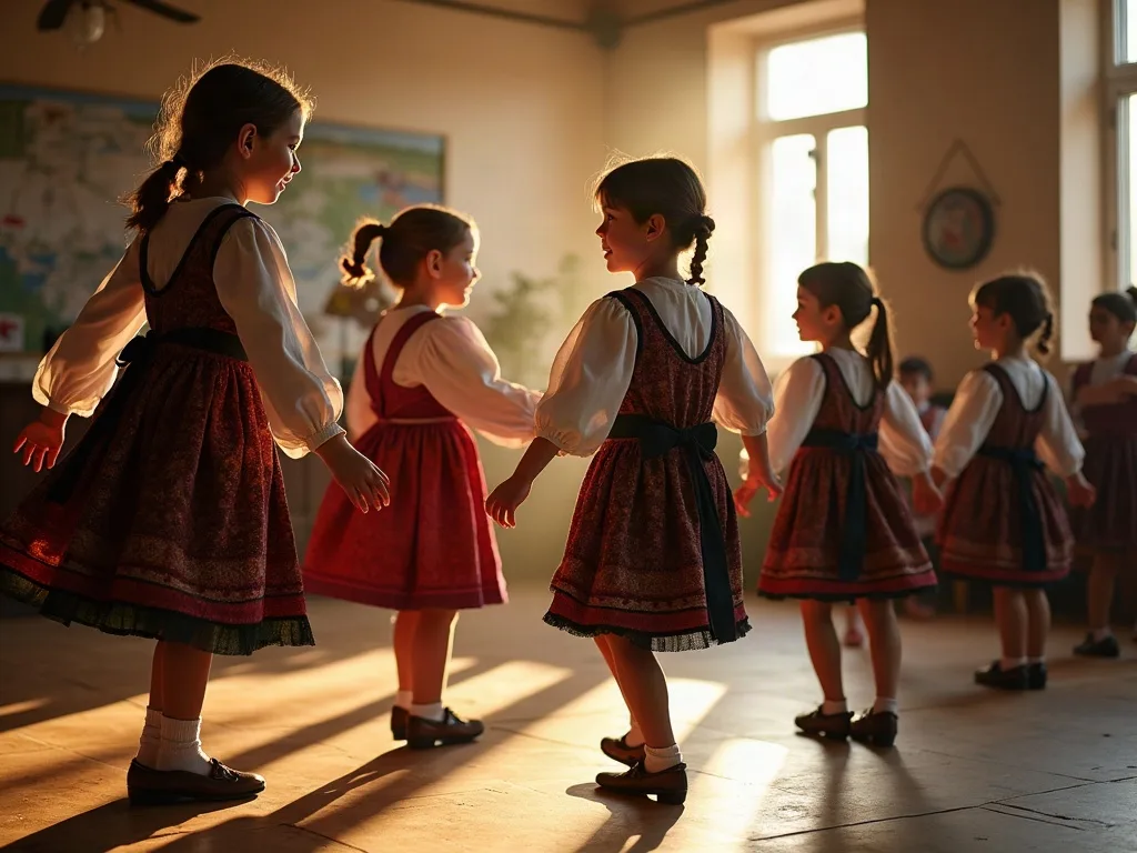Mit KI erzeugt Kindergruppe