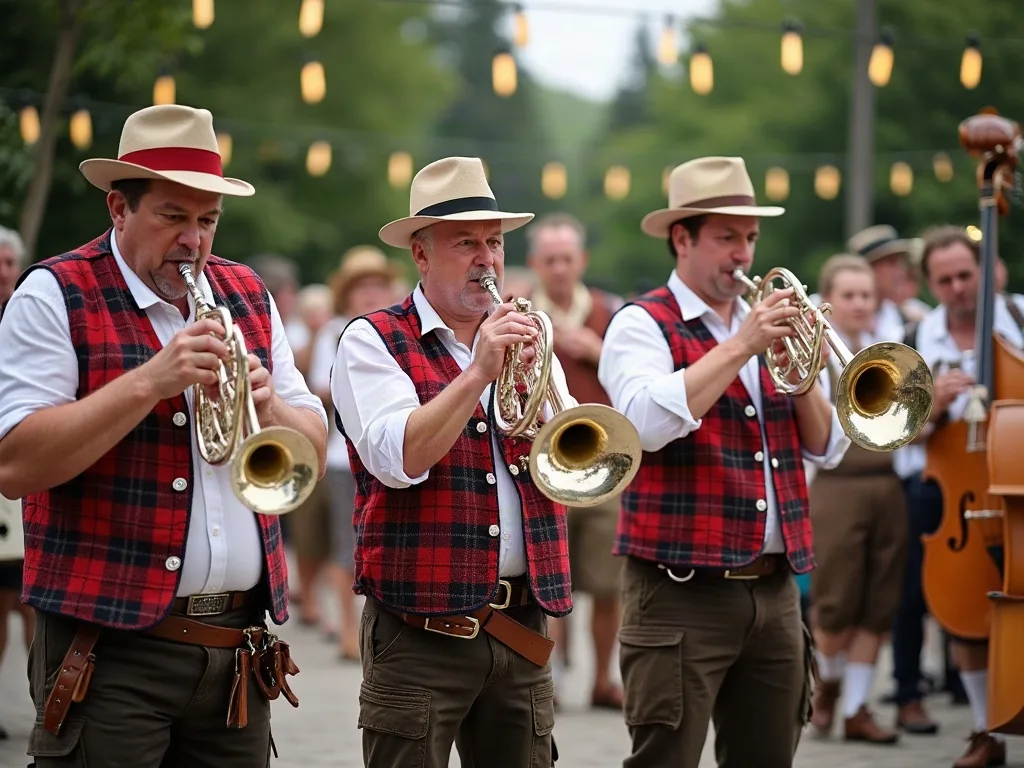 Musikanten beim Fest